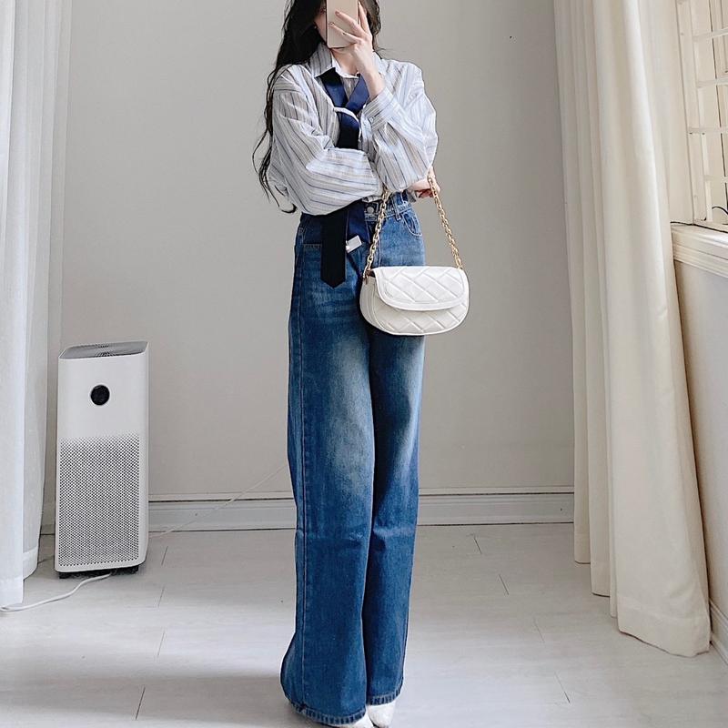 ( KÈM MỘT CÀ VAT TRƠN) Áo sơ mi nữ cổ đức kèm khăn cà vạt trơn Samhyewear