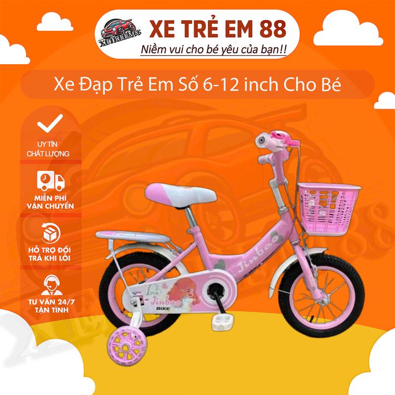 Xe Đạp Số 6 Nữ Đủ Màu Cho Bé Từ 2 Đến 6 Tuổi Đồ Chơi Đạp Xe Đạp