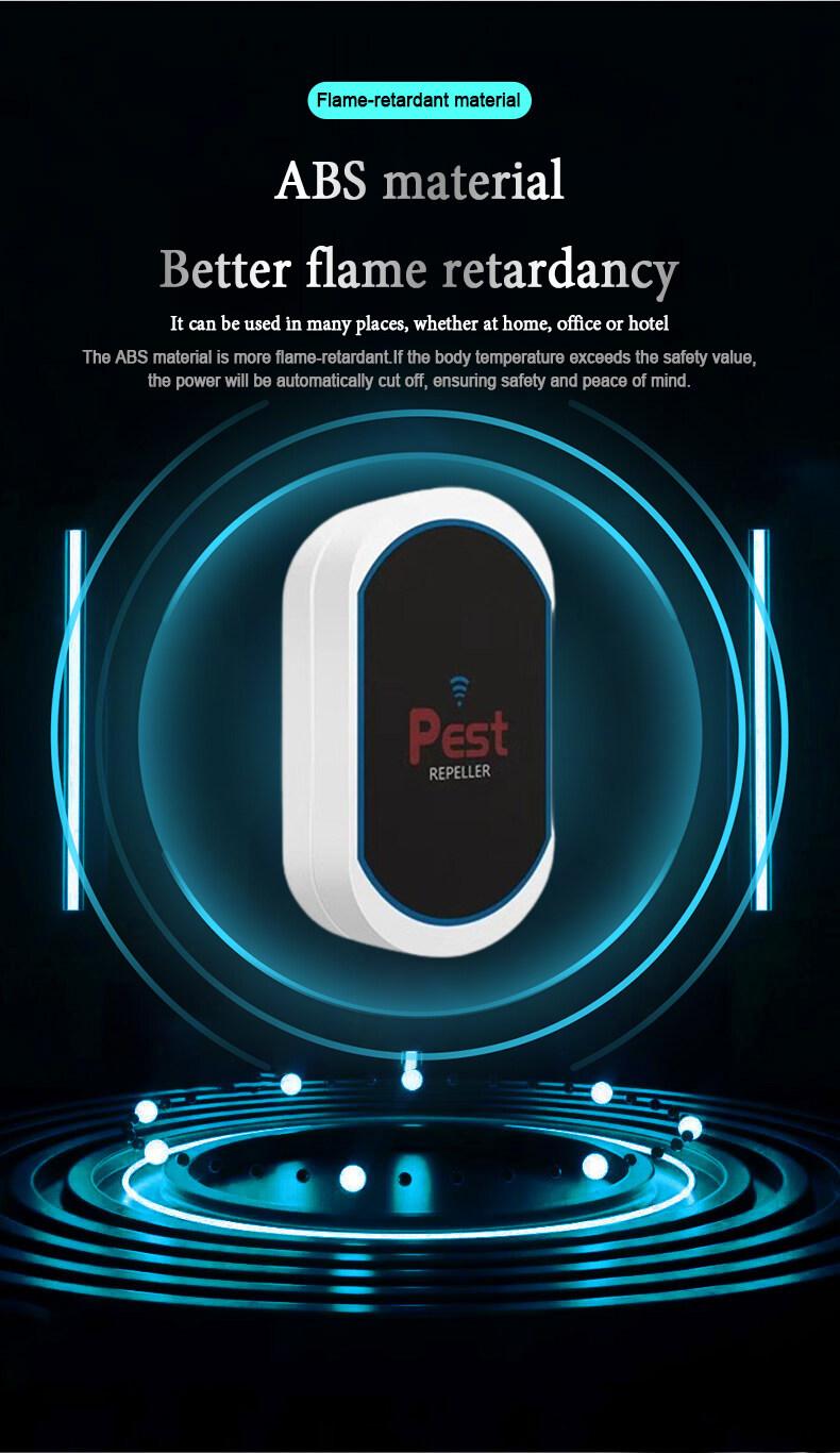 Product Introduction of 【Local Stock】360° Upgraded Ultrasonic Pest Repeller 1Pack Indoor Ultrasonic Repellent for Roach Rodent Mouse Bugs Ant Mosquito Mice Spide Electronic Plug in Pest Control 37