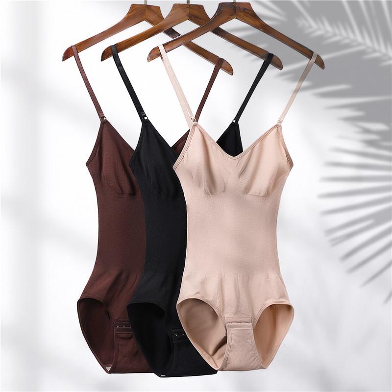 Bodysuit, Thiết Kế Đơn Giản, Mặc Liền Mạch, Toàn Thân, Đồ Định Hình Thoải Mái, Đồ Lót Nén Cho Phụ Nữ 1
