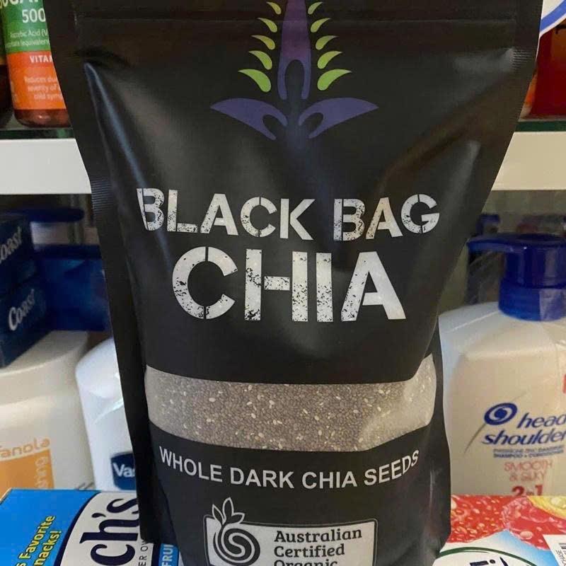 Gói 500G Hạt Chia Úc Đen,Hạt Chia Black Bag 2