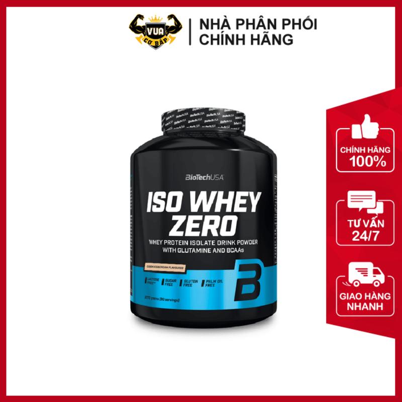 Bột Iso Whey Zero BioTechUSA  – Hộp 2.27Kg