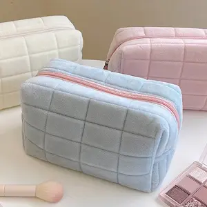 BISA COD T5958 Tempat Pouch Pillow Korea / Kotak Pensil Sleting Pastel Stationery