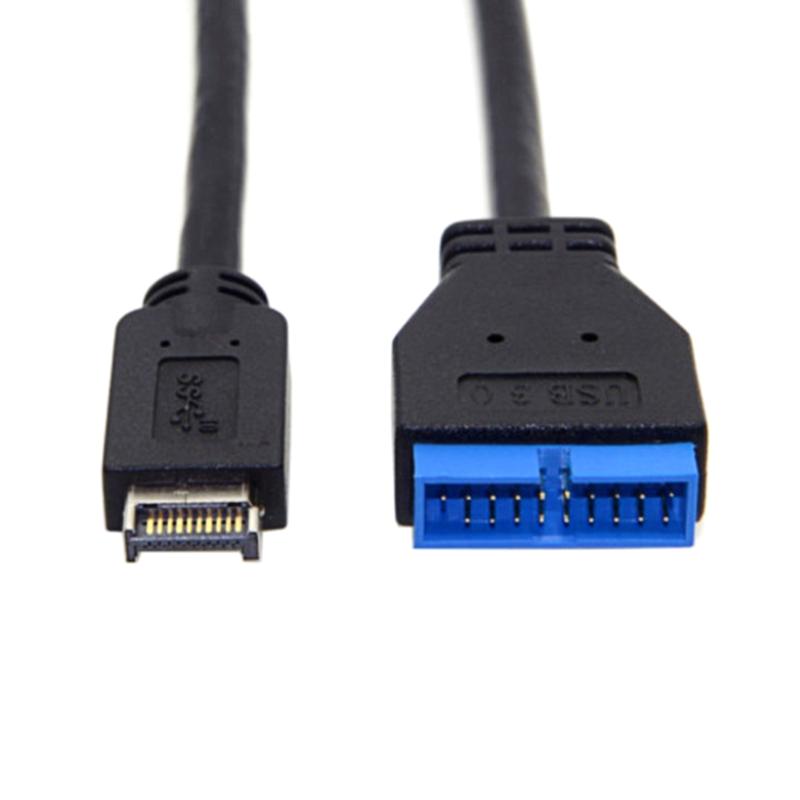 Product Introduction of USB 3.0 Motherboard 20 Pin Male to USB 3.1 Female Extension Cable Extender 61