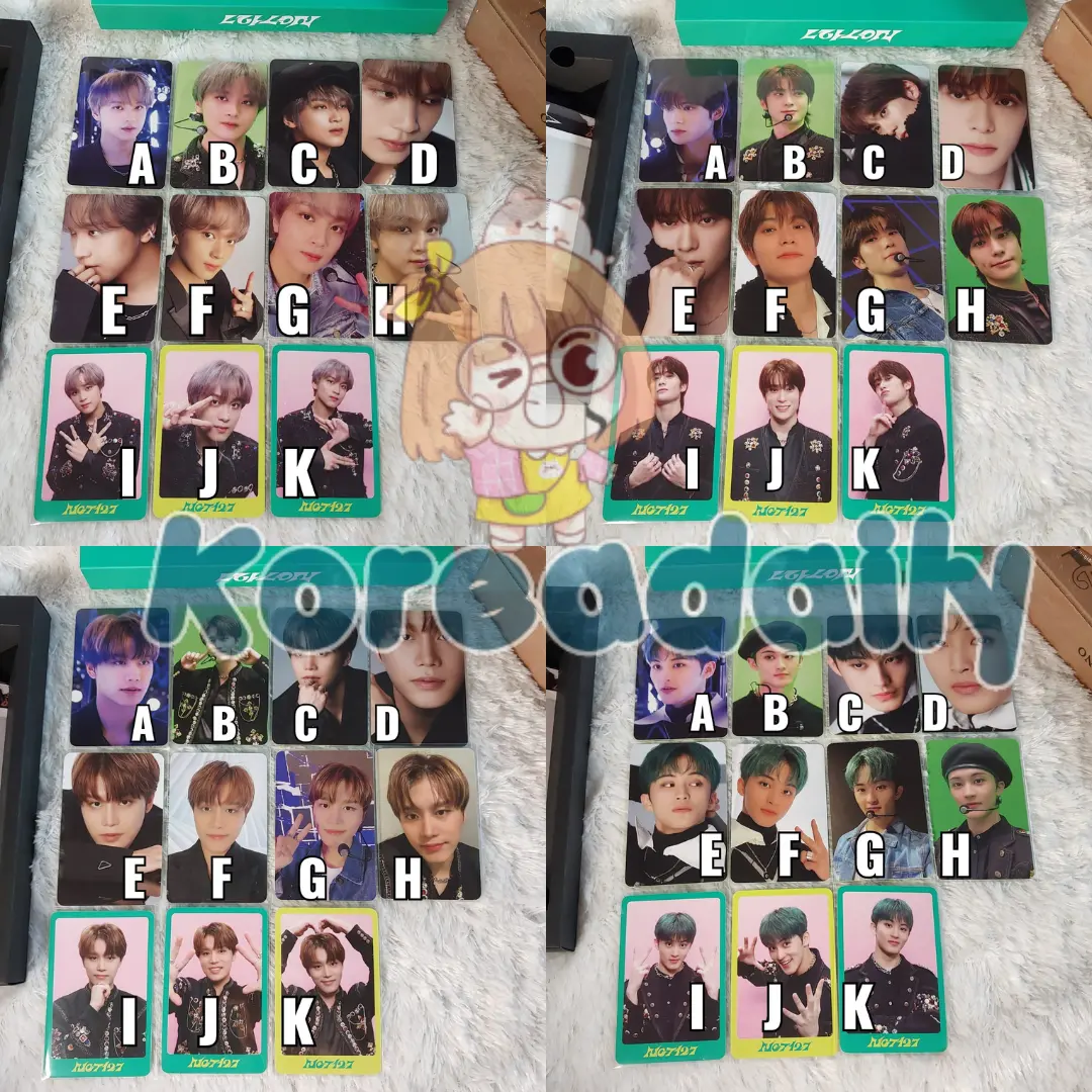 PHOTOCARD DICON DFESTA 102 NCT127 PREVIEW GAMBAR GESER KE KANAN