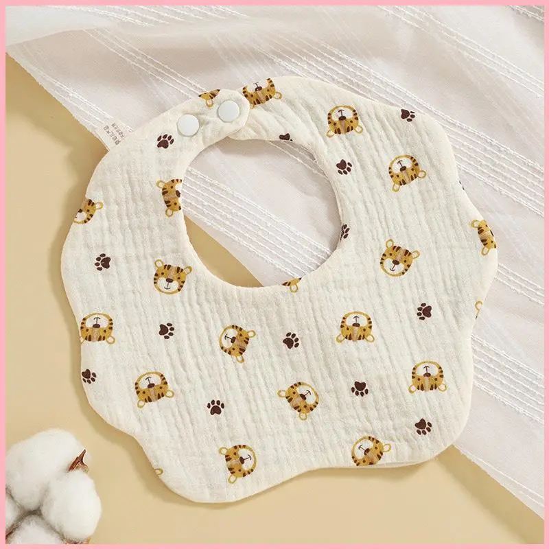 HIKASISHOP Yếm Xô hoa 6 lớp Muslin Tree cao cấp cho bé trai/ bé gái 2