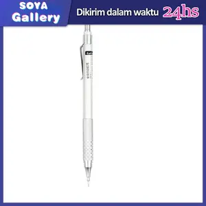 1pc Pensil Mekanik 0.3/0.5/0.7/2.0mm Pusat Gravitasi Rendah Gambar Logam Pensil Khusus Kantor Sekolah Tulis Perlengkapan Seni Stainless Rautan