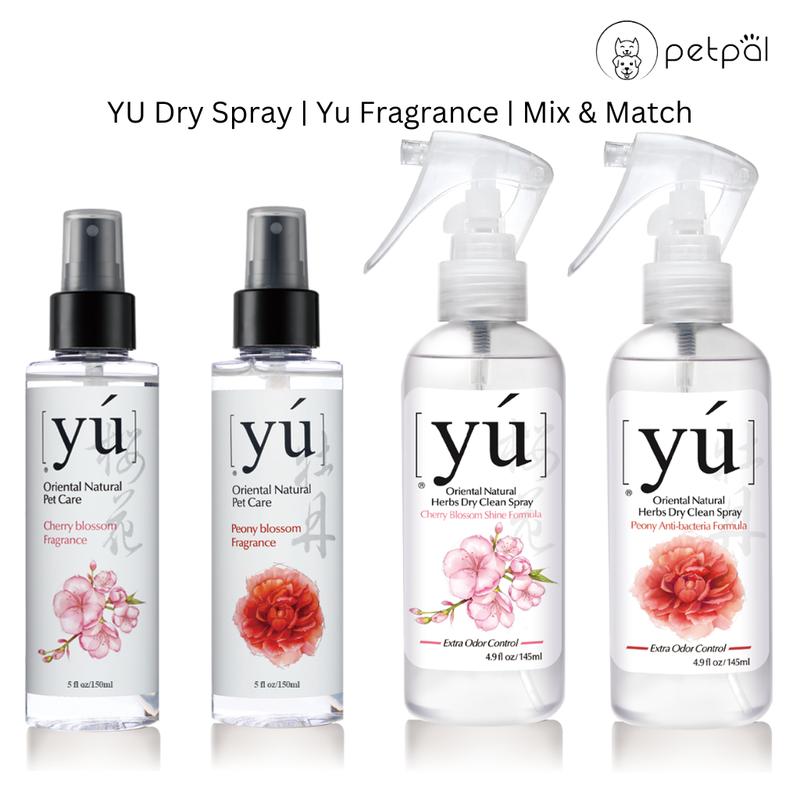 Product Introduction of Yu Oriental Natural Herbs Dry Clean Spray (145ml) | Fragrance Spray (150ml) for Dogs and Cats 0