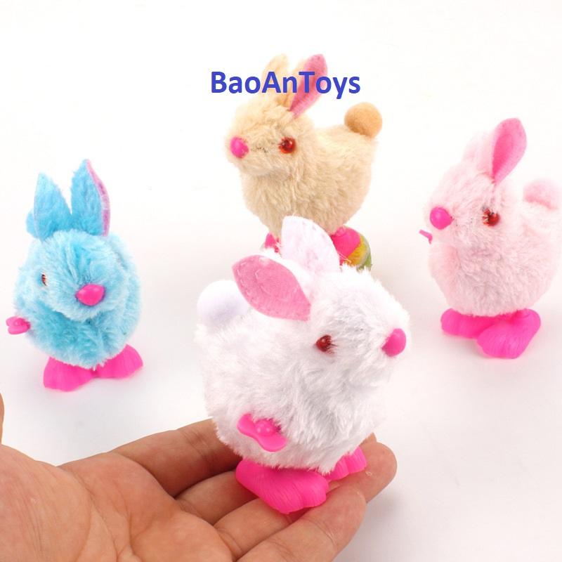  Combo 4 Thỏ Chạy Dây Cót-Thỏ Biết Nhảy T1 - Đồ Chơi Vặn Cót Nhảy Lon Ton Bé Chơi Vui Cả Ngày 