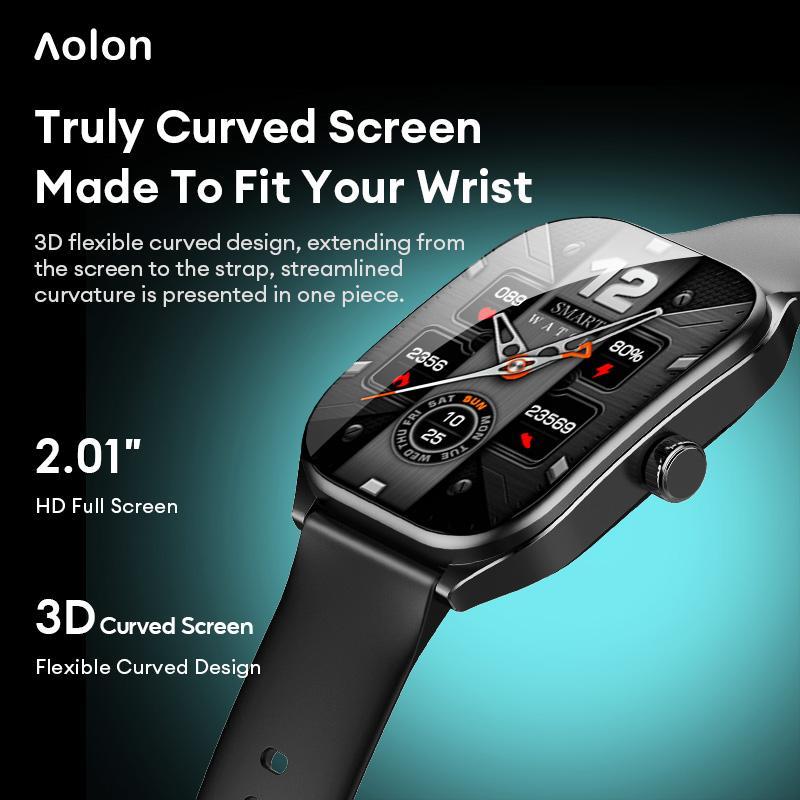 Multifunctional Smart Watch with 1 Count Silicone Band, Fashion Digital Watch with Heart Rate Monitoring, Smart Sports Watch for Women & Men 4