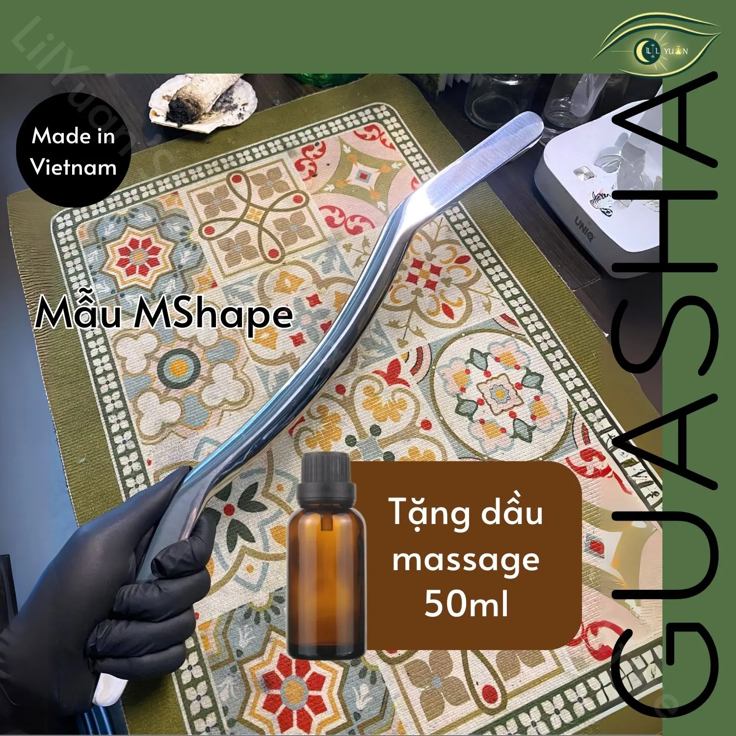 [Tặng Dầu Massage] Thanh Cạo Cơ Giải Mạc Cơ Giảm Stress Giảm Căng Cơ Thư Giãn Relax Giảm Đau Nhức Mỏi LilYuan'Store