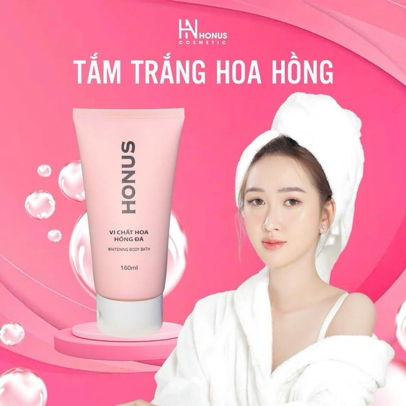 Kem Ủ Trắng BODY HONUS Hoa Hồng Hỗ Trợ Làm Trắng Da 160ml