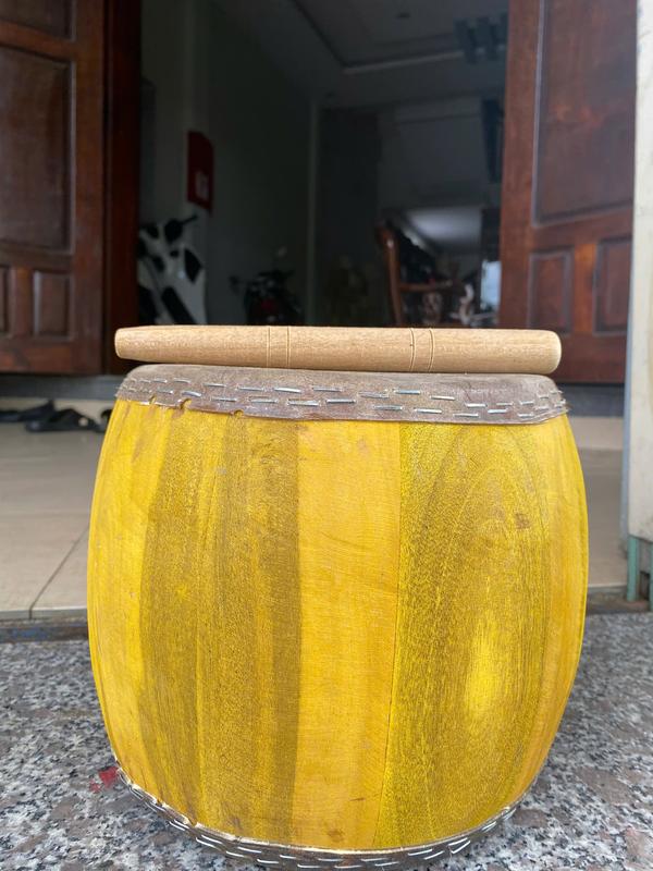 (Tặng dùi) Trống múa lân giá rẻ, trống trung thu, Trống múa lân mini cho bé 2 mặt da bò tốt, giá tốt tại xưởng sẵn hàng số lượng lớn Đồ Chơi Kem