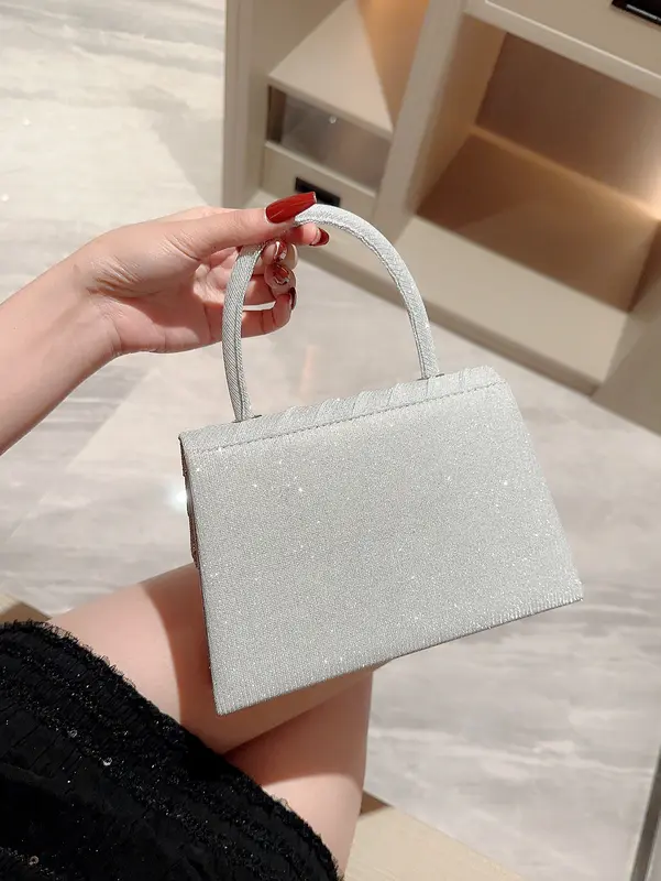 Túi xách nữ SPT46 - Túi cầm tay kim sa , thời trang hottrend nữ 3