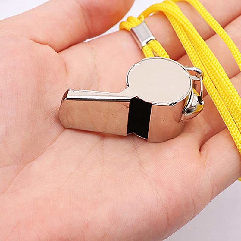 Còi Kim Loại, Còi Trọng Tài, Thích Hợp Cho Bóng Bầu Dục Thể Thao, Bóng Đá, Bóng Đá, Bóng Rổ, Tiệc Tùng, Huấn Luyện, Trường Học, Cheerleading, Được Làm Bằng Thép Không Gỉ, Dụng Cụ Tuyệt Vời 1