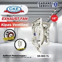 Gambar CKE Exhaust Fan ESN-40D-YL 16 Inch Eksos Dinding Blower Gedung Kantor dari CKE Fan Official Kota Administrasi Jakarta Barat 1 Tokopedia
