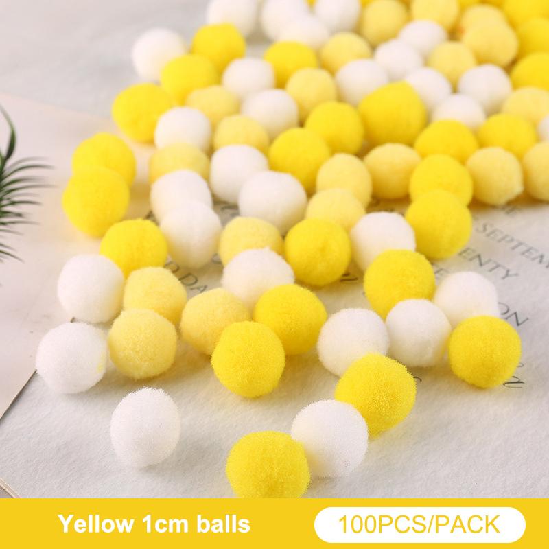 Product Introduction of Bóng Pompom Macaroon, Bóng Nhồi Bông Nhiều Màu Sắc, 10Mm, Bóng Nhồi Bông Lông Mịn, Thủ Công Tự Làm Đồ Trang Trí Đồ Chơi, Phụ Kiện Chất Liệu Băng Đô, 100 Chiếc / lốc, [Evl] 32
