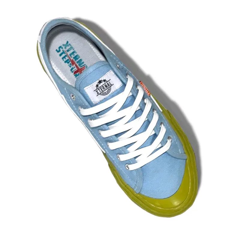 Sepatu Pria Wanita043 XternalStepSure Mitterns Storm Low SkyBlue Matcha Casual Canvas Sneakers Shoes 2