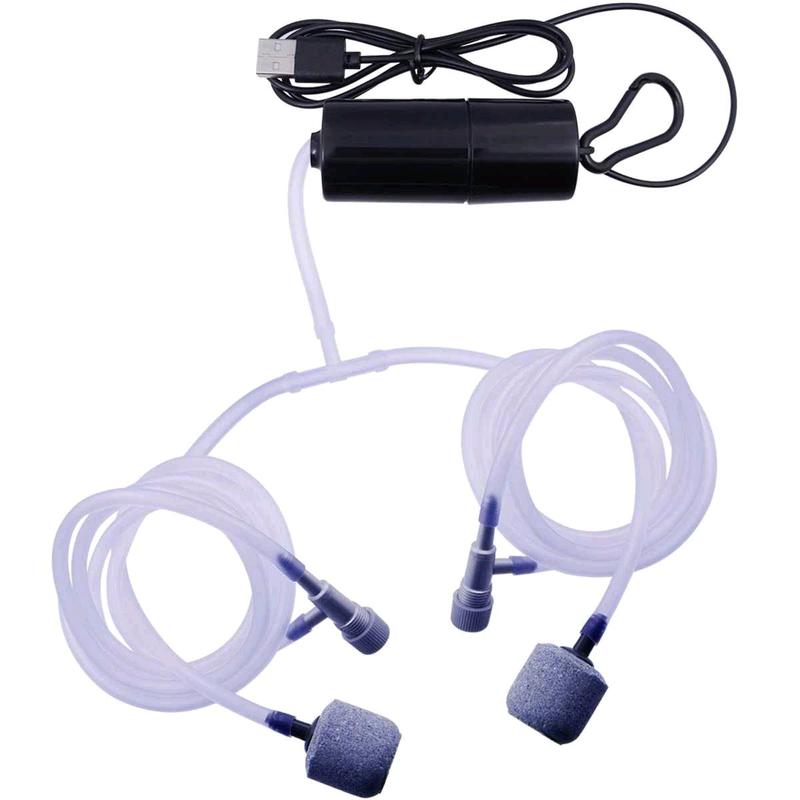 Produk SweetLife Aerator Aquarium USB Double Pump with Accesories 5V 1W - SL2P 0