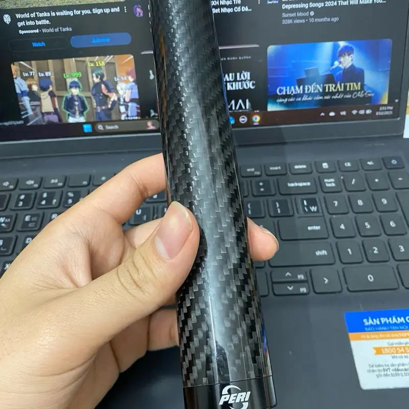 Nối carbon 20cm gậy peri.. 5