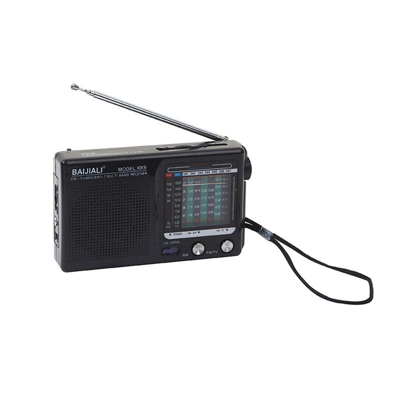 Product Introduction of Radio Cuaca, KK9, Radio Mudah Alih SW AM FM, Dikendalikan Bateri, Tahan Lama, Sesuai untuk Kecemasan, Taufan, Berlari, Berjalan, Rumah 42