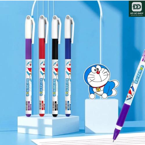  Hộp 20 bút gel Thiên Long GEL - 012 doraemon  - mực màu tím xanh bút gel tím cho học sinh tiểu học 