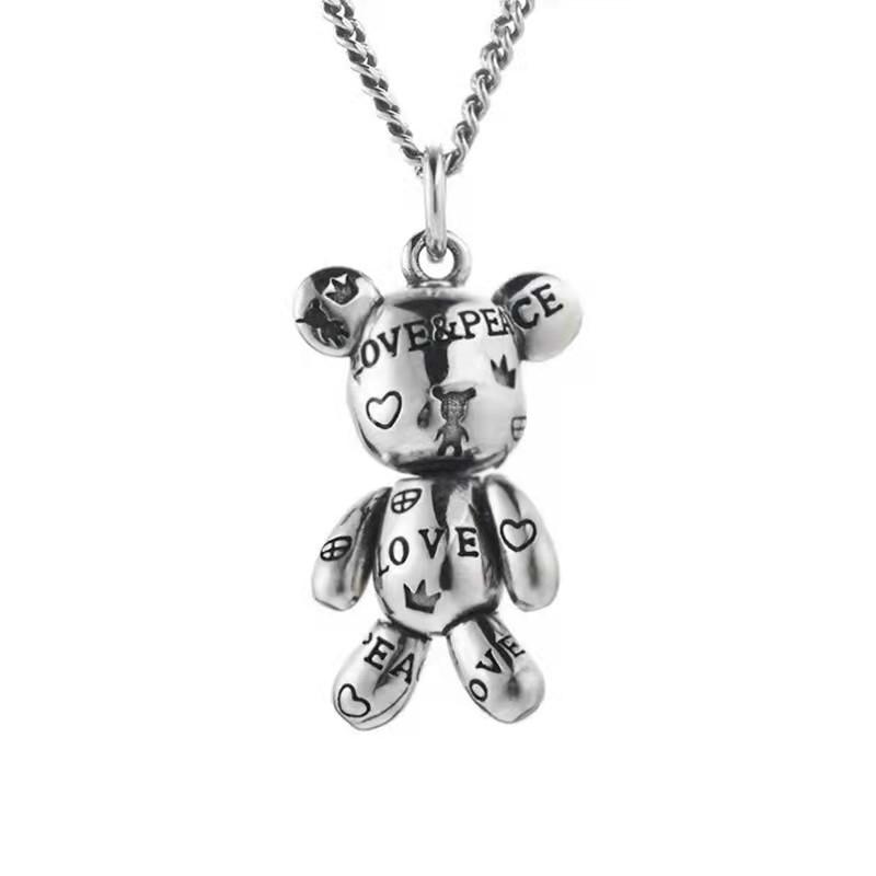 Product Introduction of Vòng Cổ Cho Bé, Vòng Cổ TiTan, Gấu Bearbrick, Phong Cách Sành Điệu, Thời Trang Cá Tính, Dây Chuyền, Dây Chuyền Bé D17 16