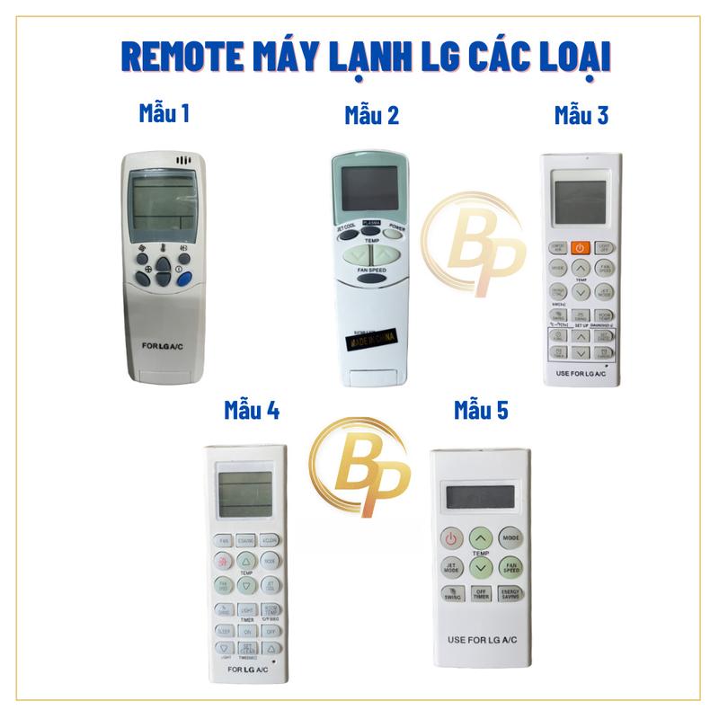  Remote điều khiển dành cho điều hoà LG - Remote dành cho máy lạnh LG các loại - Hàng tốt tặng kèm pin 