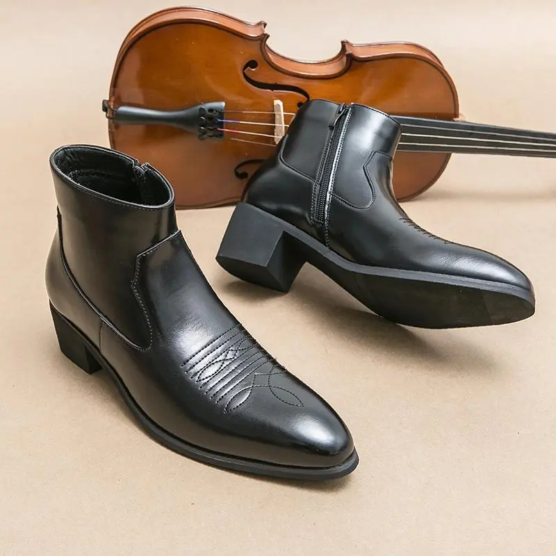Mens Chelsea Boots, Stylish and Comfort Leather Chukka Ankle  display picture 1