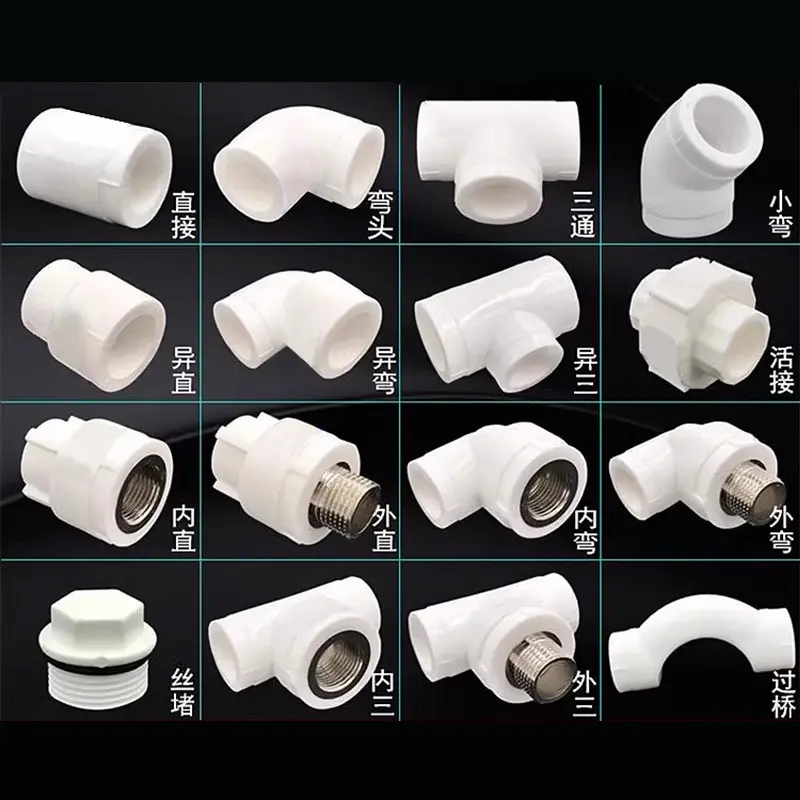 PPR Accessories Wholesale PPR Male Head, PPR Female Head, PPR Elbow, PPR Connector, PPR Tee, PPR Pipe, Clamp, End Cap, Plug
