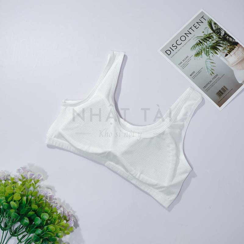 Áo lá học sinh ba lỗ chất su thông hơi mềm mát 5