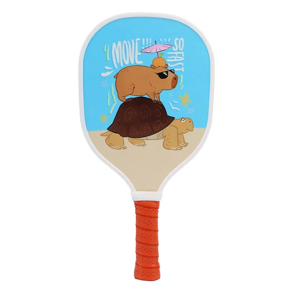 Ergonomic Cushion Grip Wooden Pickleball Paddles Non-Slip Ribbed Handle Pickle Ball Racket Single Racket Colorful Pickleball Training Equipment Men