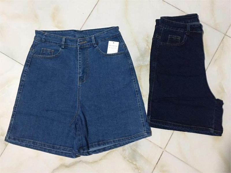 Product Introduction of Quần ngố jean Lưng Cao Ống Rộng Mềm Mại Xinh Xắn kèm ảnh thật Nữ Women 18
