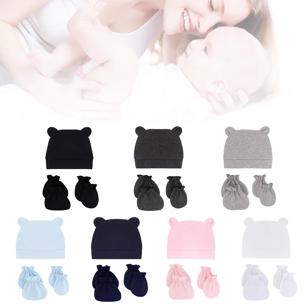 Mũ Trẻ Em Bé Yumia, Bao Gồm Mũ, Găng Tay, Tất, Thích Hợp Cho Trẻ Sơ Sinh, Cho Bé Trai, Mũ Len Mềm, Mũ