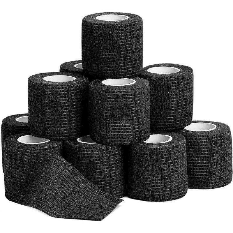 1 Self-Adhesive Non-woven Finger Tattoo Nail Art port Care Wraps Sports Binding Elastic Bandage Tape Roll strapping  tape sports  tapes