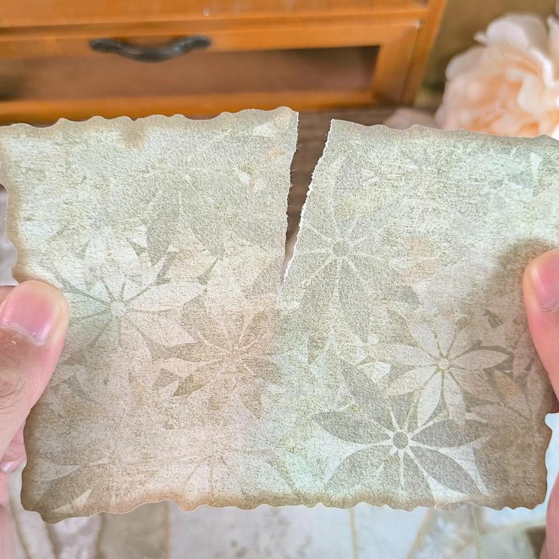 Vintage Floral Embossed Material Paper, 30 Sheets/pack Scrapbooking & Journal Making Paper, Decorative Paper for DIY Craft 2