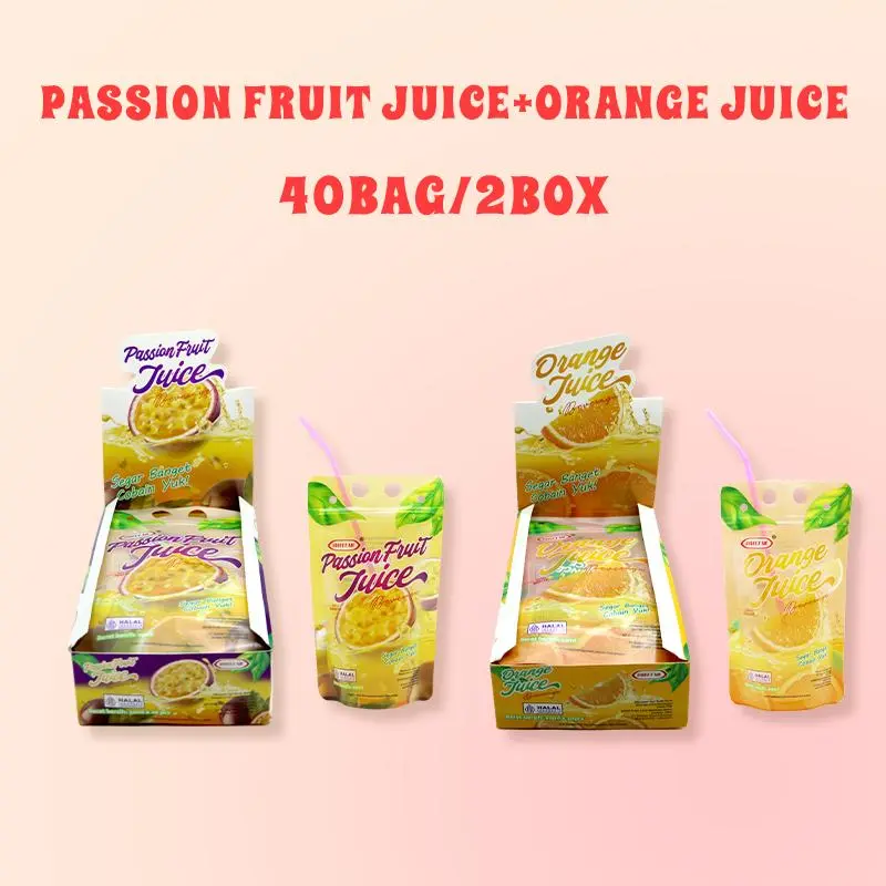SWEET PASSION FRUIT JUICE 1BOX+ORANGE JUICE 1BOX