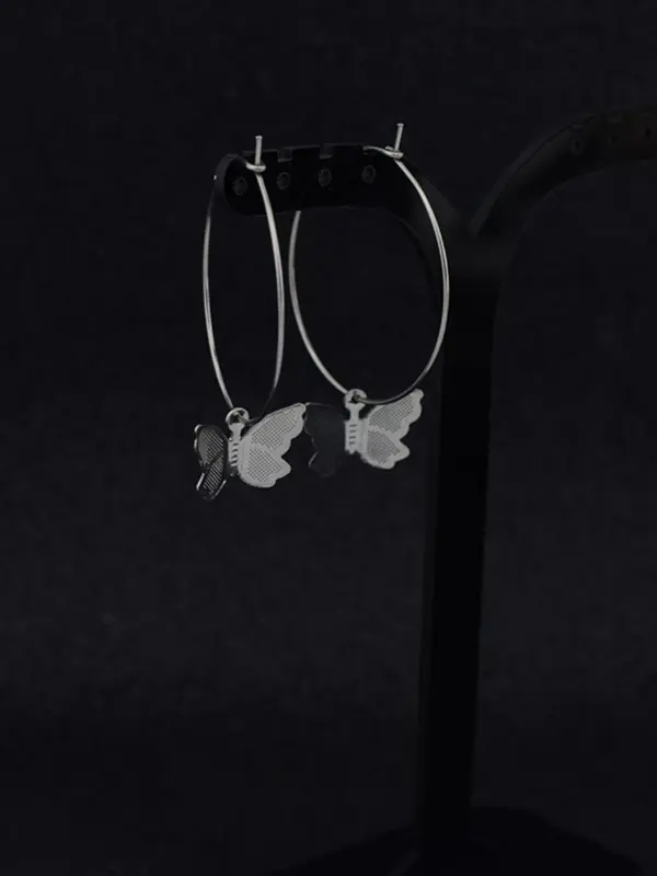 Butterfly Design Earrings, Fashionable Jewelry for Women & Girls, Trendy All-match & Exquisite Jewelry for Birthday Gift 5