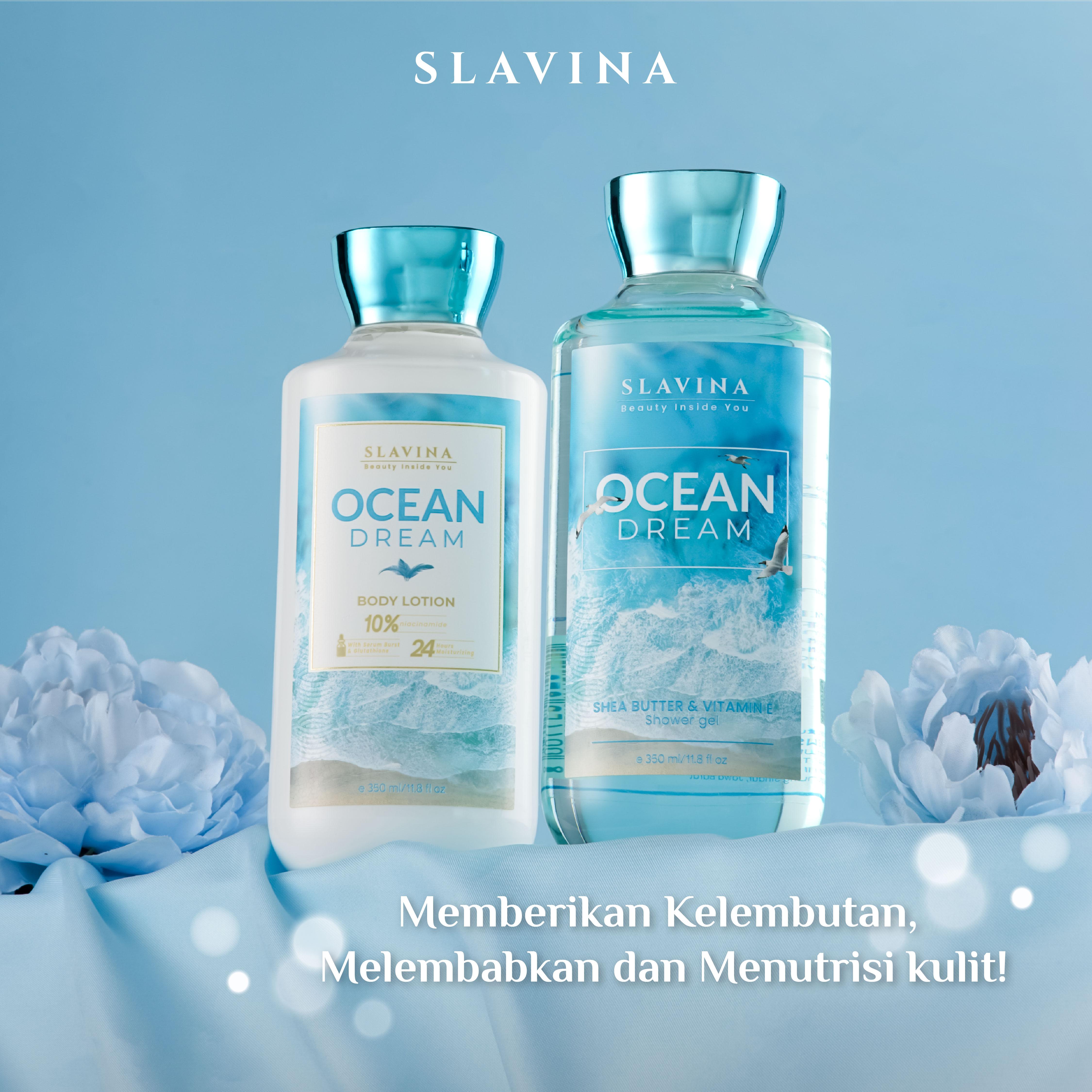 【SPECIAL TOKOMAMAGIGI】SLAVINA ALL Body Care Body Lotion dan Shower Gel by Nagita Slavina Moisturizer dan Sabun Mandi Cair 350ml