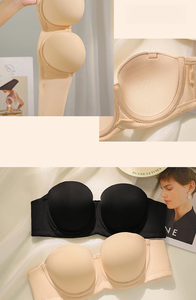 Product Introduction of Áo Ngực Đồ Lót Ngoại Cỡ Không Dây, Ngực To Và Nhỏ Không Trơn Trượt, Liền Mạch, Mỏng, Thích Hợp Cho Váy Cưới, Áo Ống Cô Gái Đầy Đặn 12