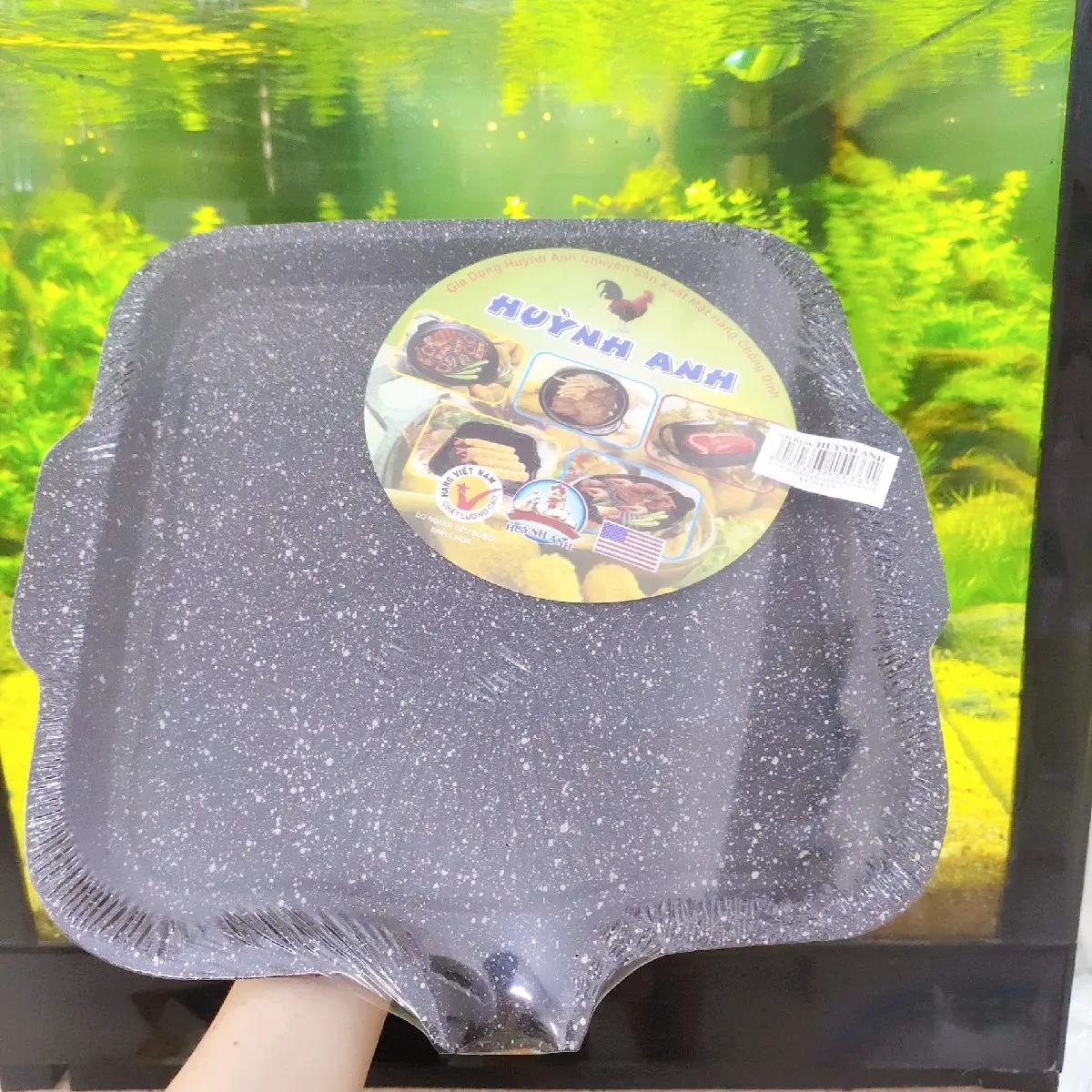 CHẢO NƯỚNG VÂN ĐÁ HUỲNH ANH , CHẢO NƯỚNG BBQ