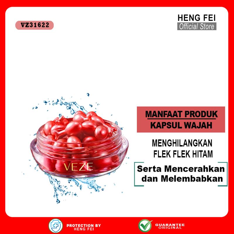 BPOM VeZe 30 Buah Kapsul Wajah Esensi Vitamin E Anti Kerut Pemutih Pelembab Peremajaan Kulit Serum Wajah Kapsul Anti Penuaan - FZ31622 2