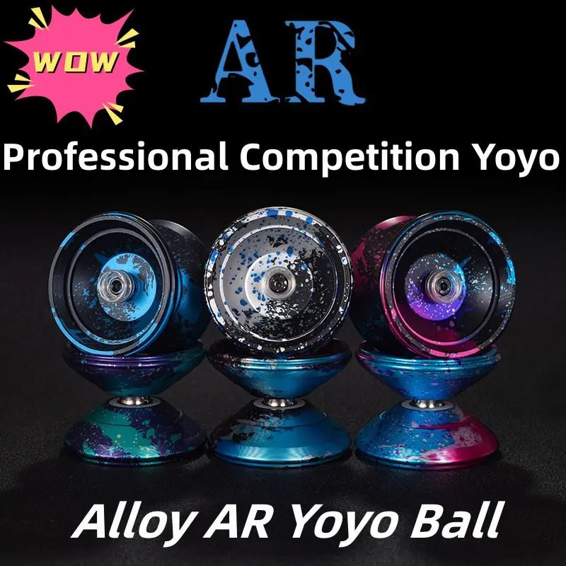 Yoyo Professional Magic Yoyo Alloy Aluminum Metal Yoyo With 10 Ball Bearing High Speed Unresponsive Yo Yo Classic Toys For Kids