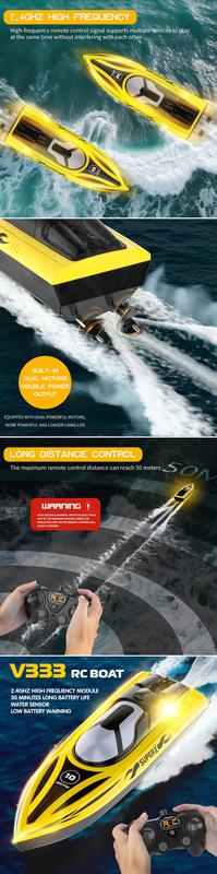 Product Introduction of Cross-Border Toy Show High-Speed Electric Remote Control Speedboat Children's Water Sports Long Endurance Remote-Control Ship Chenghai's Toy 32