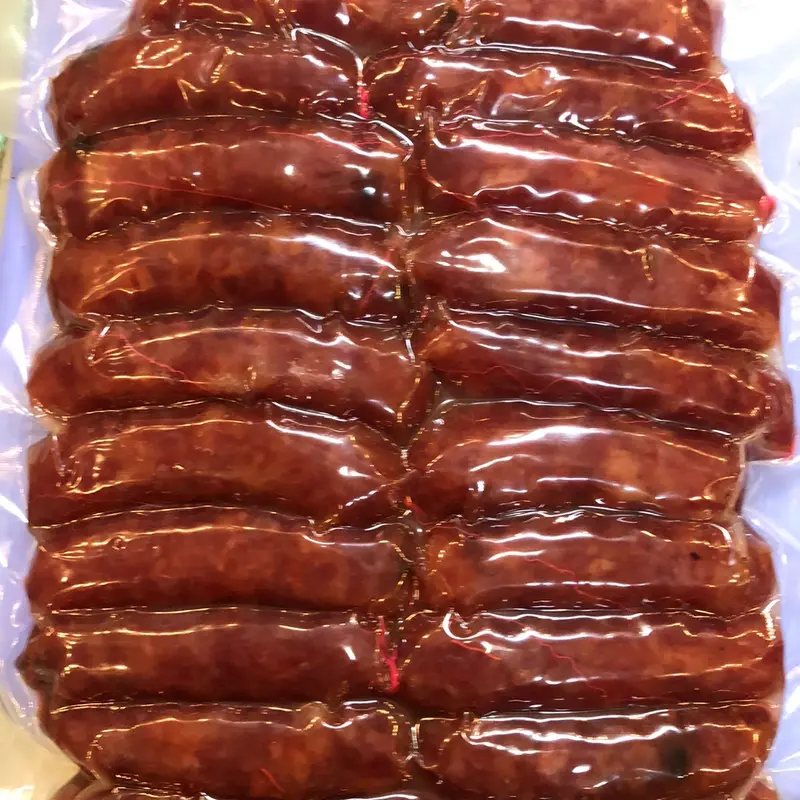 1 KG lạp xưởng NẠC NHIỀU  ít mỡ  nhà Tony Móm Food. Trong bịch lạp xưởng có tươm nước là bình thường 1