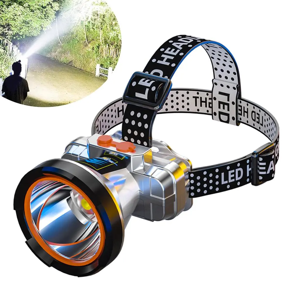 Đèn gắn trên mỏ, ánh sáng mạnh, ánh sáng, USB, không thấm nước, tầm xa, độ bền ban đêm