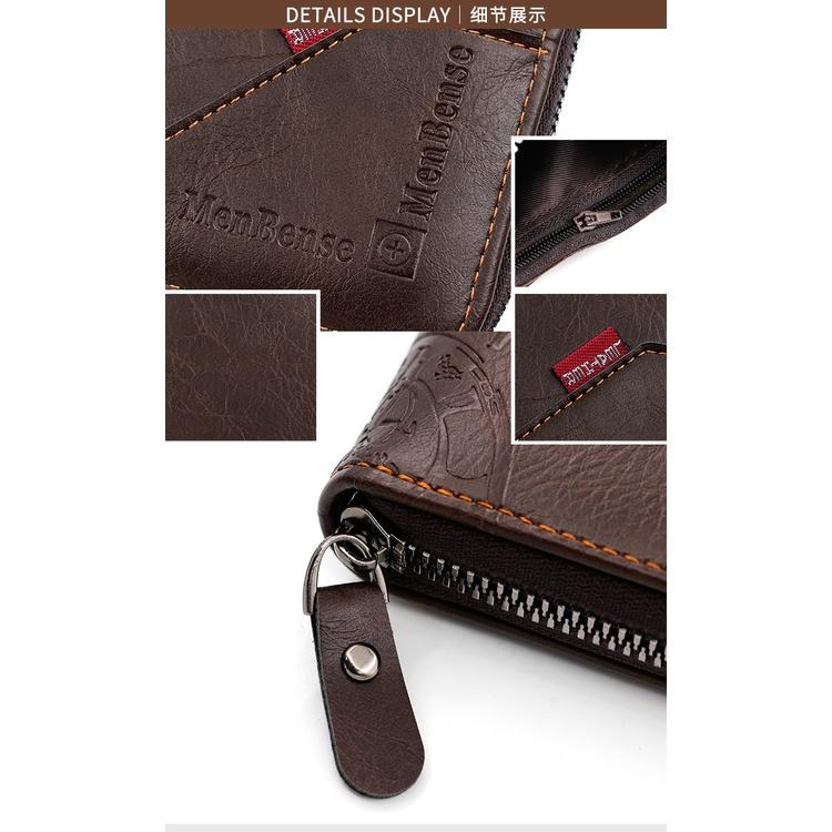 Product Introduction of Short Wallet Men PU Leather European American Fashion Zipper Men Wallet 23