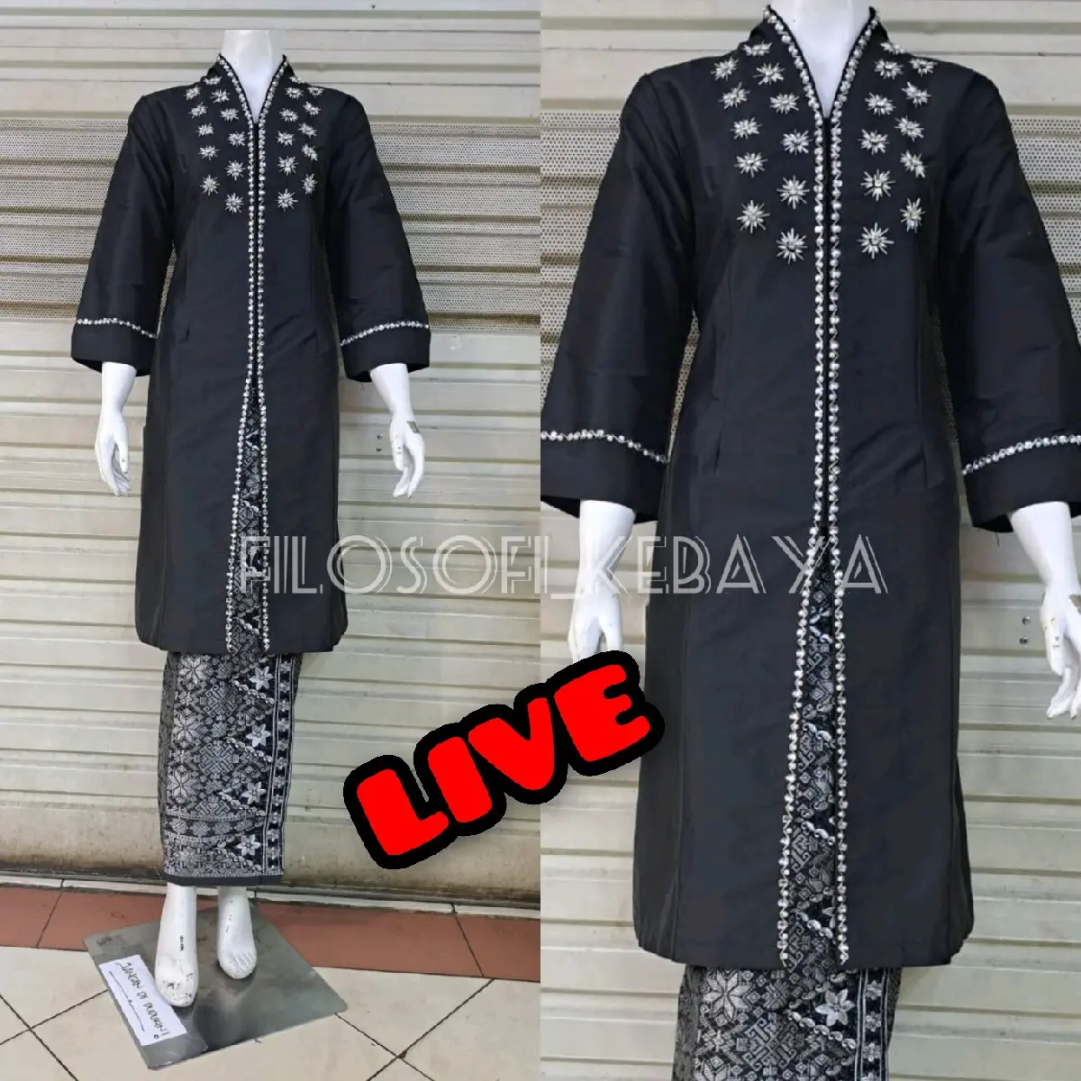 ATASAN KEBAYA KURUNG BAHAN TAFFETA ADAT MELAYU WARNA TERBARU Dress Pesta Wanita Baju Kondangan Wisuda