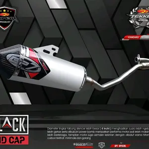 GP7 TEKKEN SILVER CARBON STANDAR  Knalpot