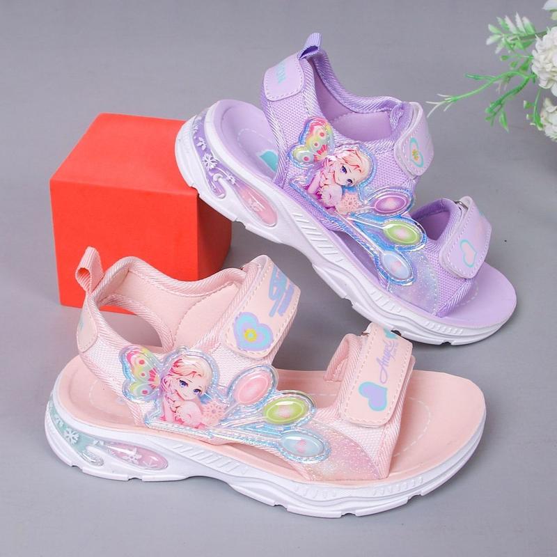 Dép Xăng đan bé gái hình Công Chúa Sandal học sinh Mùa hè Thoáng khí Êm chânDép quai hậu trẻ em gái Dép cho bé gái - Mẫu mới CL125